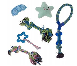 Zestaw zabawek dla psa 16w1 szarpak dla psa sznur gryzak