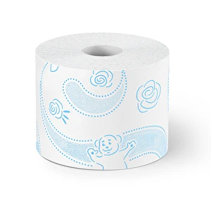 Papier toaletowy 3 warstwowy Premium Almusso Decorato biały 6 rolek