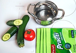 Paclan Practi Viscose Ścierki z wiskozy Kuchenne 4 szt. zielone