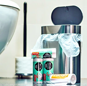 Worki na śmieci łazienkowe Paclan 15L 40 sztuk Białe