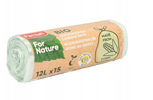 Worki na śmieci BIO odpady organiczne biodegradowalne 12 L 15 szt.