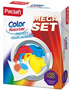Chusteczki do prania wyłapujące kolor ABSORBER COLOR Paclan