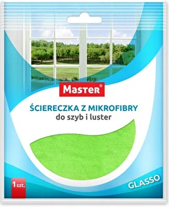 Ściereczka z mikrofibry do szyb i luster bez smug Glasso 1 szt