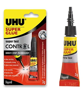 Klej UHU Super Glue - Ultra Fast 3g