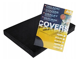 Okładki do bindowania A4 skóropodobne bczarne ARGO 100szt