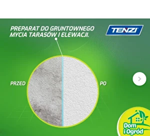 Płyn do mycia elewacji i tarasów Tenzi Tarasy i Elewacje Doczyszczanie 1l