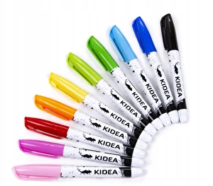 Markery do tkanin flamastry 10 kolorów + 1 szt torba ECO Prezent dla MamyY ZESTAW