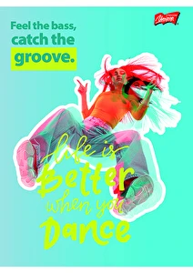 Zeszyt A5 60k kratka DANCE MODE Unipap