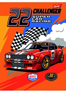 Zeszyt A4 32k kratka Speed Tour Unipap