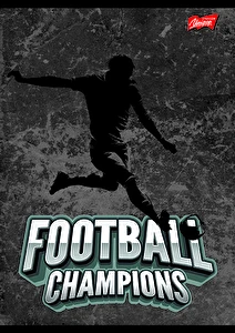 Zeszyt do nauki pisania A4 32k linia 2 kolor Football Champions Unipap