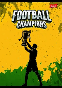 Zeszyt A4 32k kratka Football Champions Unipap