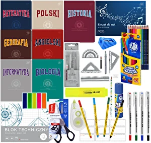 Wyprawka szkolna Klasa 4-6 + Plan lekcji