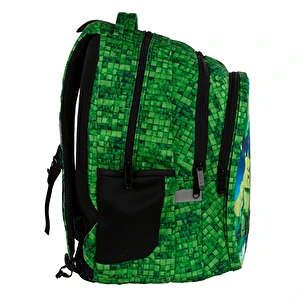 Plecak szkolny dwustronny panel 3w1 BackUp 8 D64 Pixel Minecraft