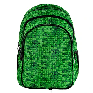Plecak szkolny dwustronny panel 3w1 BackUp 8 D64 Pixel Minecraft