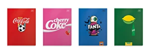 Zeszyt A5 32 3 linia kolor Interdruk Coca Cola