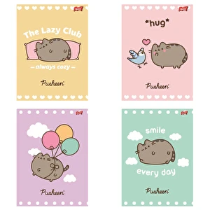 Zeszyt A5 32k 3 linia kolor Pusheen Unipap dziewczęcy