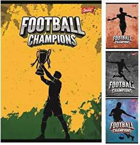 Zeszyt A4 32k linia 2 kol Unipap BOYS MIX Football Champions