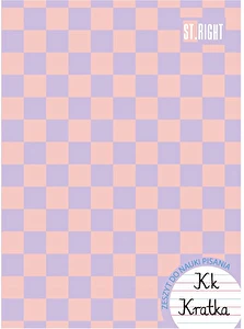 Zeszyt do nauki pisania A4 32k linia 2 kol Checkered Vibe Unipap