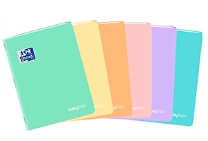 Zeszyt w kratkę A4 Oxford 3w1 Easybook Pastel 60 kartek z z teczą