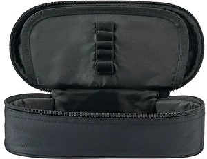 Piórnik z gumką do mocowania na zeszycie i zawieszką czarny Oxford Esse