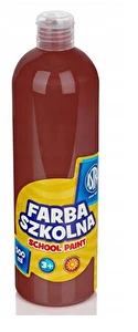 Farba szkolna Astra 500ml brązowa