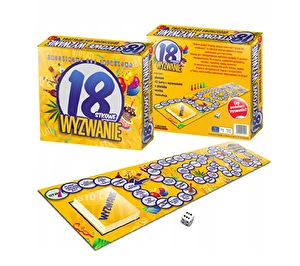 Gra urodzinowa imprezowa 18-stkowe Wyzwanie Grammi 18+