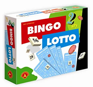 Gra planszowa 2w1 Bingo Lotto 5+ Alexander