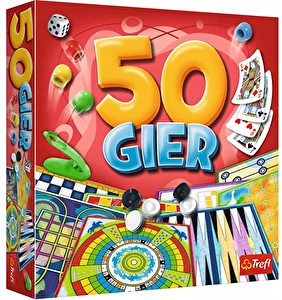 Zestaw Gier planszowych 50 GIER 5+ Trefl