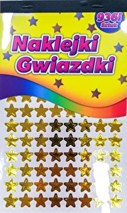 Naklejki Gwiazdki 12mm 936 sztuk Aliga