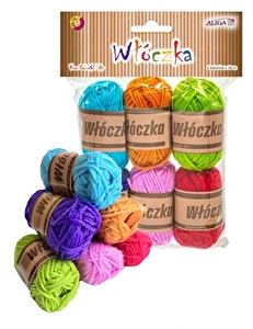 Włóczka dekoracyjna mix Intensywne kolory