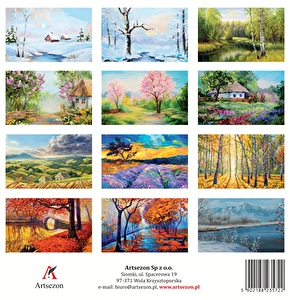 Kalendarz 2027 wieloplanszowy 33x33cm Pejzaże ArtSezon